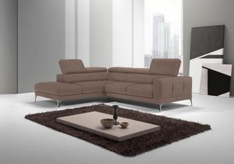 Egoitaliano Ecksofa »Claudie, Designsofa mit extrakomfortablem Sitzkomfort« Inkl. Kopfteilverstellung, L-Form