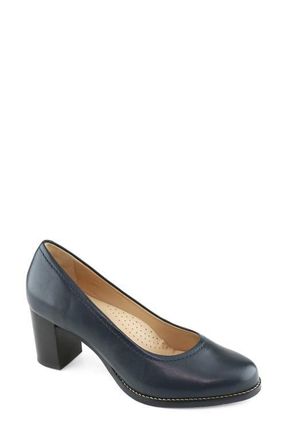 Marc Joseph New York NYC Leather Pump in Navy Napa at Nordstrom, Size 7.5