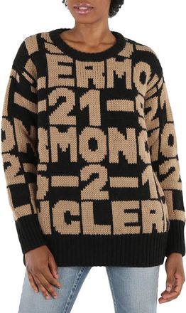Moncler Ladies Embroidered Knit Sweater, Size Medium