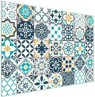 OEM Placa Protectora De Vidrio Para Estufa 70x52 Mosaico