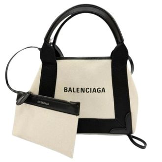 Balenciaga Pre-owned Tote Bags, female, Beige, Size: ONE SIZE Pre-owned Vintage Shoulder Bag