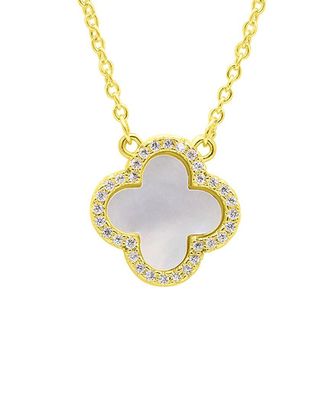 Adornia Adornia 14K Plated Pearl Pendant Necklace