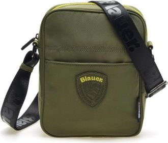 Blauer Compacte Crossbody Camera Tas in Militair Groen - Heren - Schoudertassen - Groen - ONE Size - Nylon - Tassen