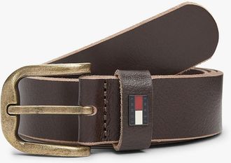 Tommy Hilfiger Mens Tommy Jeans Buffed Suede Belt - Coffee Bean - 40