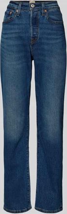 Levi's Straight Fit Jeans aus Baumwoll-Mix Modell 501 in Blau, Gr&ouml;&szlig;e 26/30