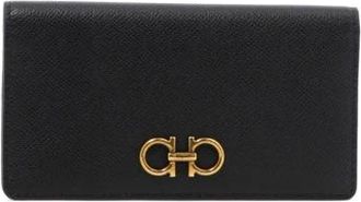 Ferragamo Dames, Accessoires, Zwart, Maat: ONE Size Leer