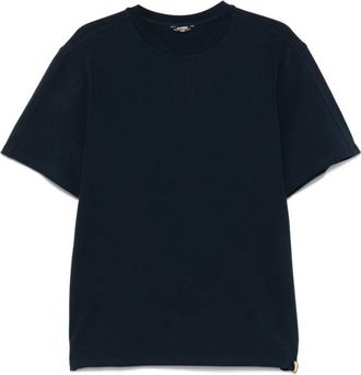 K-Way T-shirt met ronde hals van katoen - Heren - T-shirts - Blauw - XL - Katoen - Tops