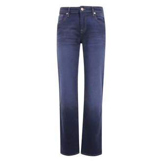 7 For All Mankind Calie Rechte jeans - Dames - Jeans - Blauw - Maat: W30 Denim