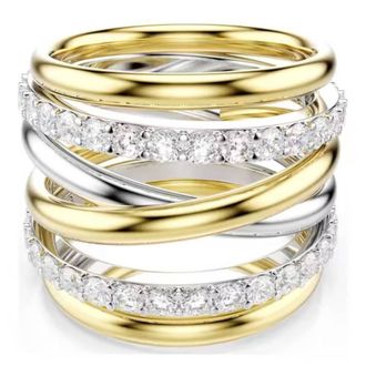 Swarovski Hyperbola Cocktail Ring, Size 60