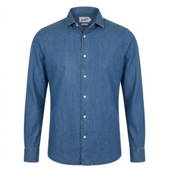 Saint Barth Heren T-shirts - Heren - Casual Overhemden - Blauw - XL - Overhemden