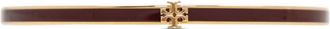 Tory Burch Kira enamel bracelet - women - 18kt Gold Plated Brass/Enamel - S - Red