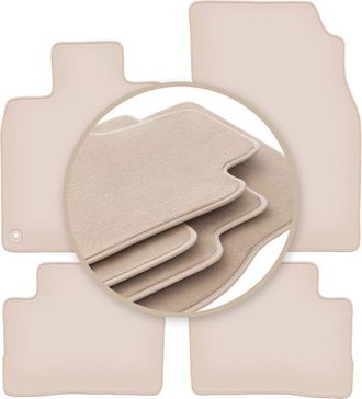OEM Alfombrillas Premium Beige Para: Nissan Qashqai Ii J11 Crossover 2013