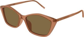 Saint Laurent SL 775 007 Womens Sunglasses Brown Size 57