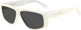 Isabel Marant Zonnebril - Dames - Zonnebrillen - Wit - 61 MM - Accessoires
