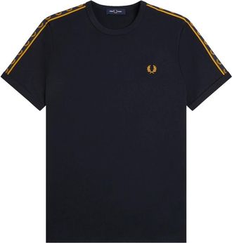 Fred Perry T-Shirt Ringer - - Tops - Uomo - Blu - 2XL