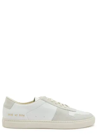 Common Projects Bball Panelled Leather Sneakers - White - 44 (IT44 / UK10)