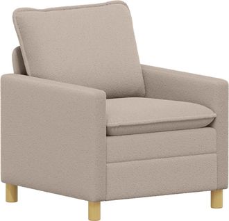 vidaXL Sof&aacute; Gris Claro 76 X 81 X 87,5 Cm Tela Vidaxl