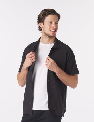 Glyder Zephyr Shirt in Black at Nordstrom, Size X-Large