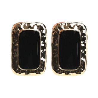 Self Portrait Bold Square Earrings - female - Self Portrait - Earrings - Yellow - ONE SIZE - Accessories