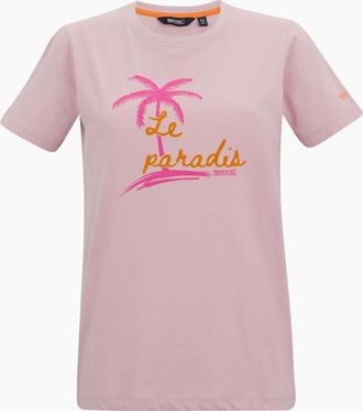 Regatta Womens Regatta Womens/Ladies Filandra VX Palm T-Shirt - Pink - Size: 24