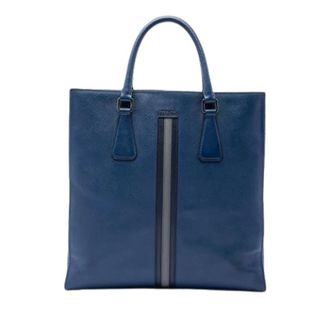 Prada Pre-owned Tote Bags, female, Blue, Size: ONE SIZE Pre-owned Vintage Tote Bag