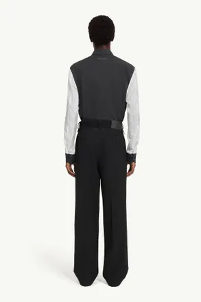 Maison Margiela Wide-Leg Trousers - Black