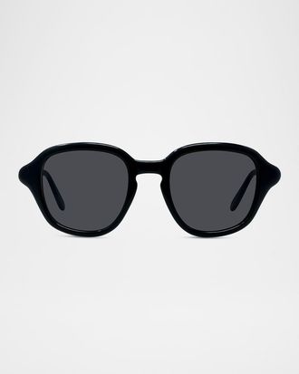 Loewe Mens Slim Acetate Square Sunglasses