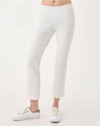 Lilly Pulitzer Upf 50+ Luxletic Corso Pants In Resort White