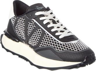 Valentino Vlogo Mesh & Leather Sneaker