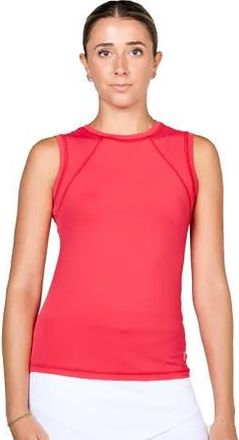 Sofibella UV Colors Womens Sleeveless Tennis Shirt in Berry Red at Nordstrom, Size X-Large