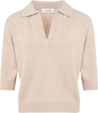 Yves Salomon Polo in maglia - Toni neutri