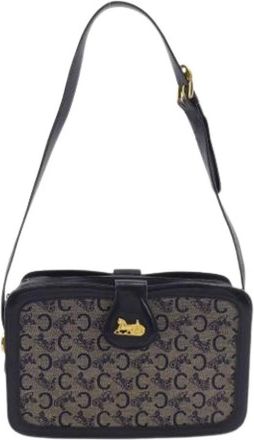 Celine Pre-owned Shoulder Bags, female, Blue, Size: ONE SIZE Pre-owned Vintage Shoulder Bag