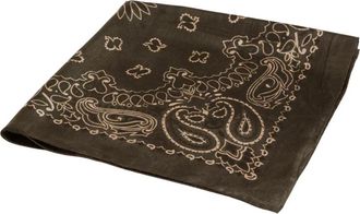 Golden Goose Paisley Zijden Sjaal Set - Heren - Zijden sjaals - Groen - ONE Size - Accessoires