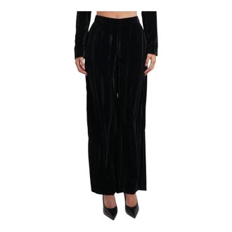 HUGO BOSS Pantalones anchos - Trousers - Mujer - Negro - XS