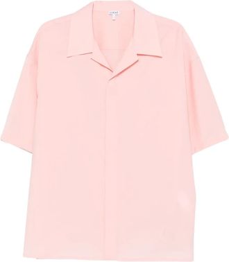 Loewe Camicia a maniche corte con colletto - Rosa