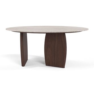 Sia Home Mesa de centro cer&aacute;mica travertino