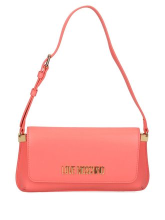 Love Moschino logo-lettering shoulder bag - women - Polyurethane - One Size - Red