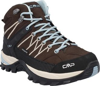 F.lli Campagnolo Wanderschuh CMP RIGEL MID WMN WP TREKKING SHOES, Damen, Gr. 36, toffee, lagoon, Leder, Schuhe Wanderschuh, wasserdicht
