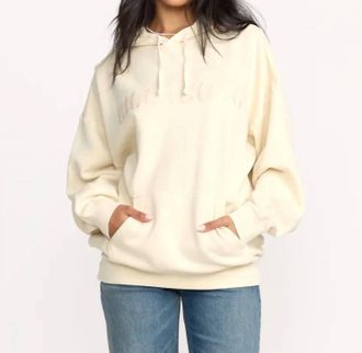 Billabong Hi Tide Dip Hoodie In White Cap