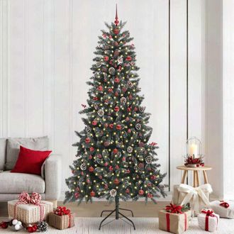 vidaXL &Aacute;rbol De Navidad Artificial Verde 129.5 X 129.5 X 240 Cm Vidaxl