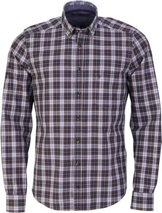 Hatico Heren, Overhemden, Blauw, Maat: M