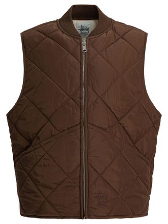 St&uuml;ssy Insulated Vest Jackets And Coats Brown