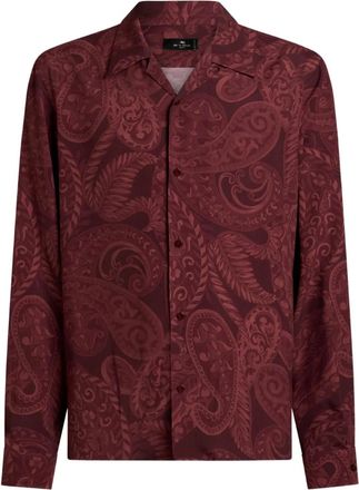 Etro Camicia con stampa paisley - Rosso