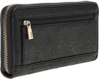 Guess Womens Wallet Black Logo Polyurethane Bags