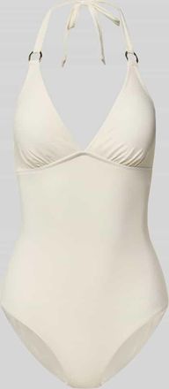Joop Badeanzug mit Strukturmuster Modell Millor Beach in Offwhite, Gr&ouml;&szlig;e 42