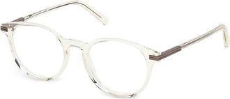 Ermenegildo Zegna round-frame glasses - Yellow