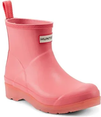 Hunter Original Play Waterproof Short Rain Boot in Medium Pink at Nordstrom, Size 5
