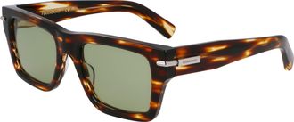 Ferragamo Green Square Mens Sunglasses SF2033S 216 53