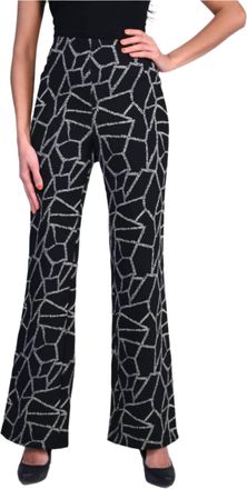 Frank Lyman Design Pattern Pocket Pants In Black