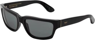 Retro Superfuture Zonnebril - unisex - Zonnebrillen - Zwart - 60 MM - Accessoires